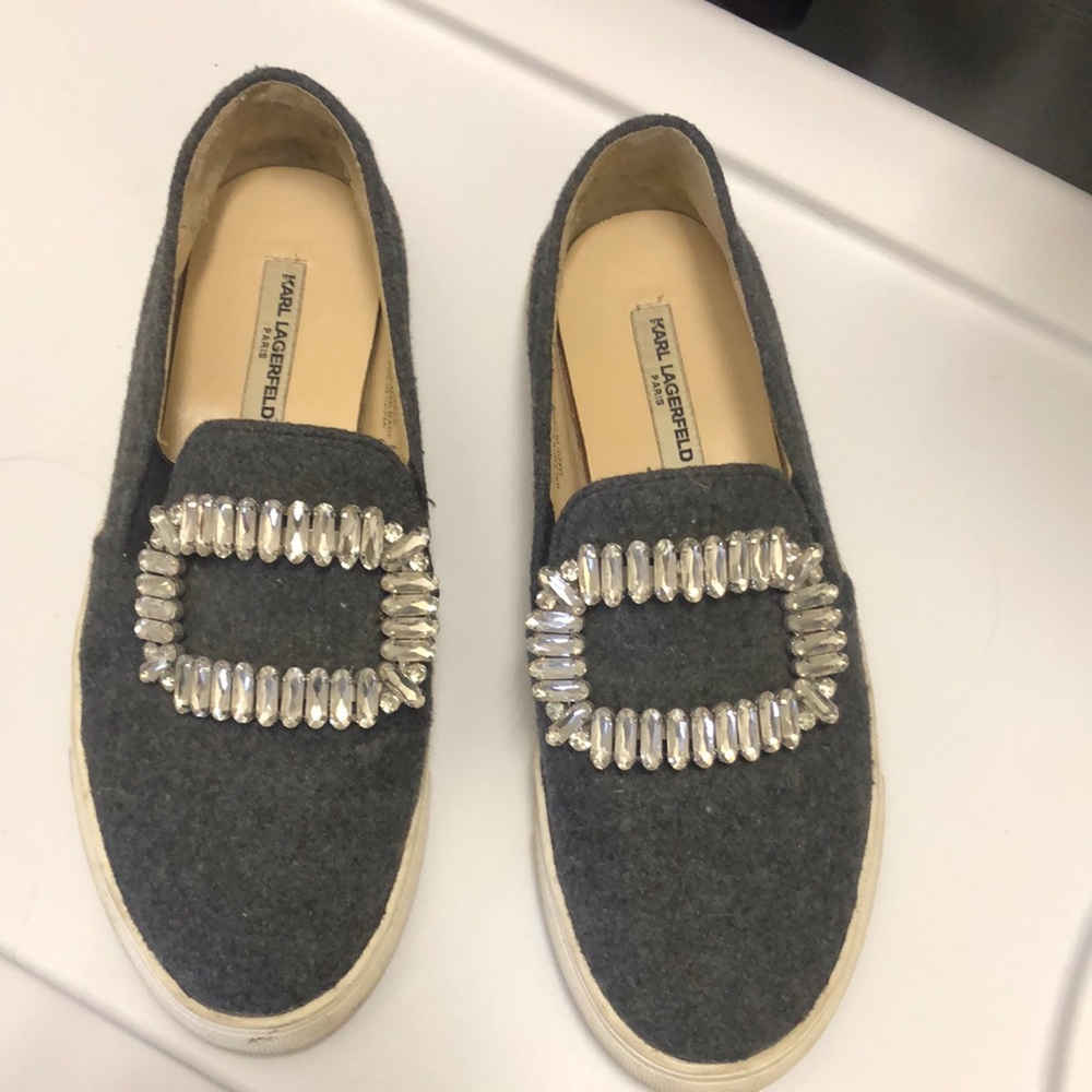 Karl Lagerfeld slip on sneaky Viv inspo